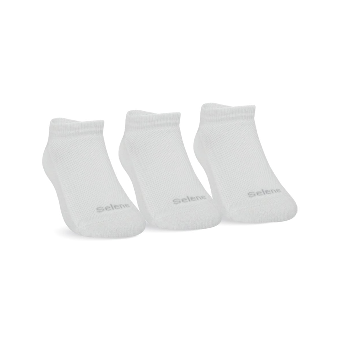 Kit Selene 3 Meias Sapatilha Infantil 2930 Branco