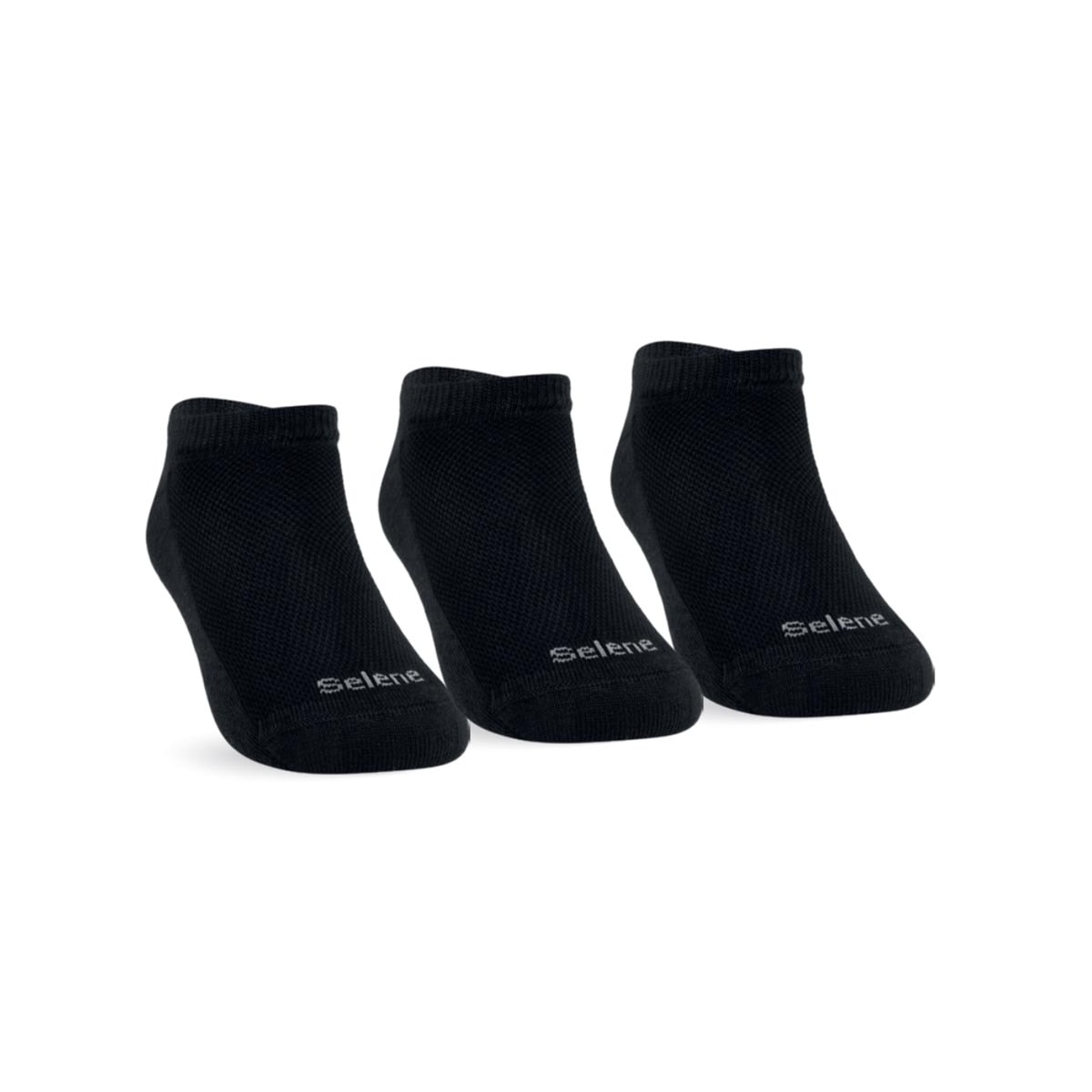 Kit Selene 3 Meias Sapatilha Infantil 2930 Preto Kit Selene 3 Meias Sapatilha Infantil 2930 Preto