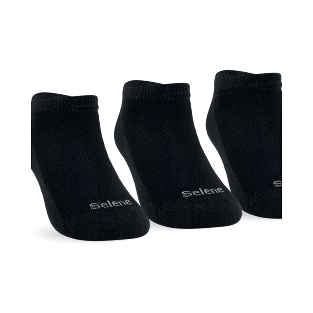 Kit Selene 3 Meias Sapatilha Infantil 2930 Preto Kit Selene 3 Meias Sapatilha Infantil 2930 Preto