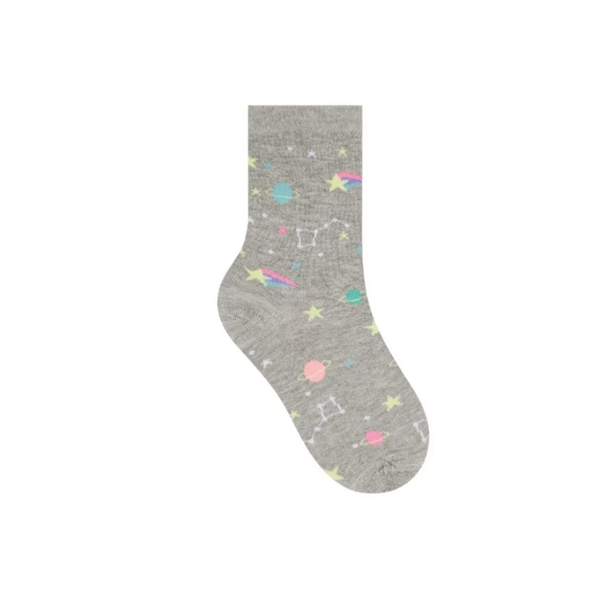 Kit Selene 3 Pares Meia Menina Cano Alto 2451 Lilas