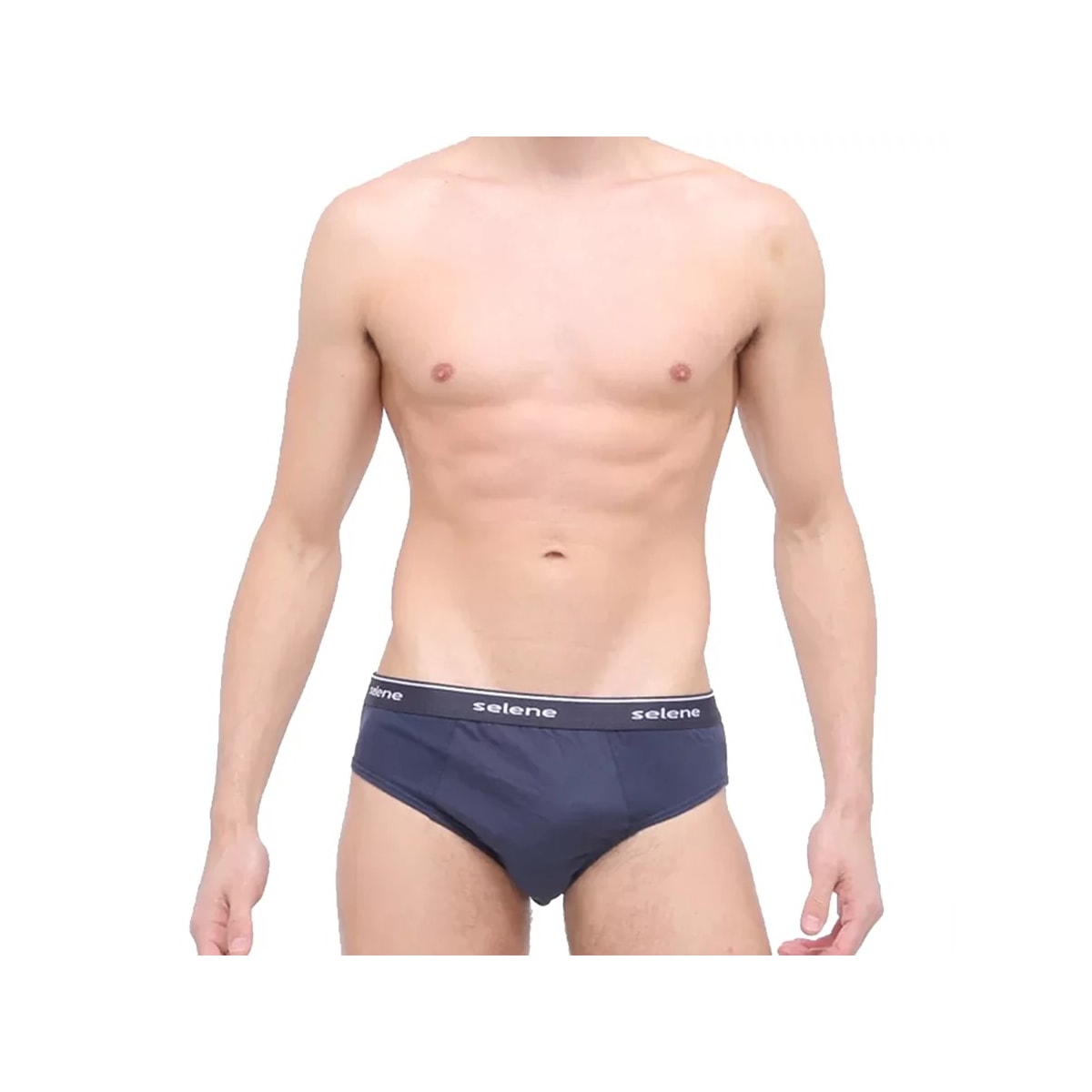 Kit Selene Cueca Slip 3 Peças 11900 Marinho/Cinza/Royal