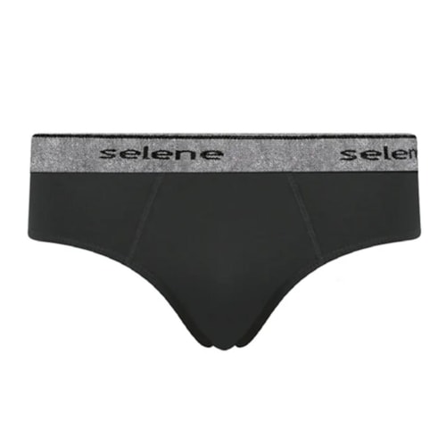 Detalhe - Kit Selene Cueca Slip 3 Peças 11900 Preto/Cinza/Branco