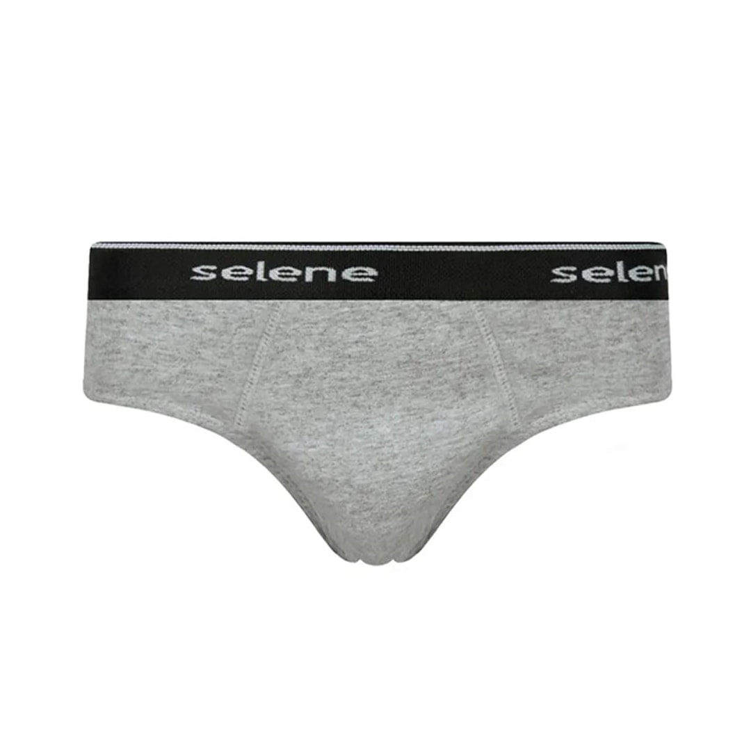 Kit Selene Cueca Slip 3 Peças 11900 Preto/Cinza/Branco Kit Selene Cueca Slip 3 Peças 11900 Preto/Cinza/Branco