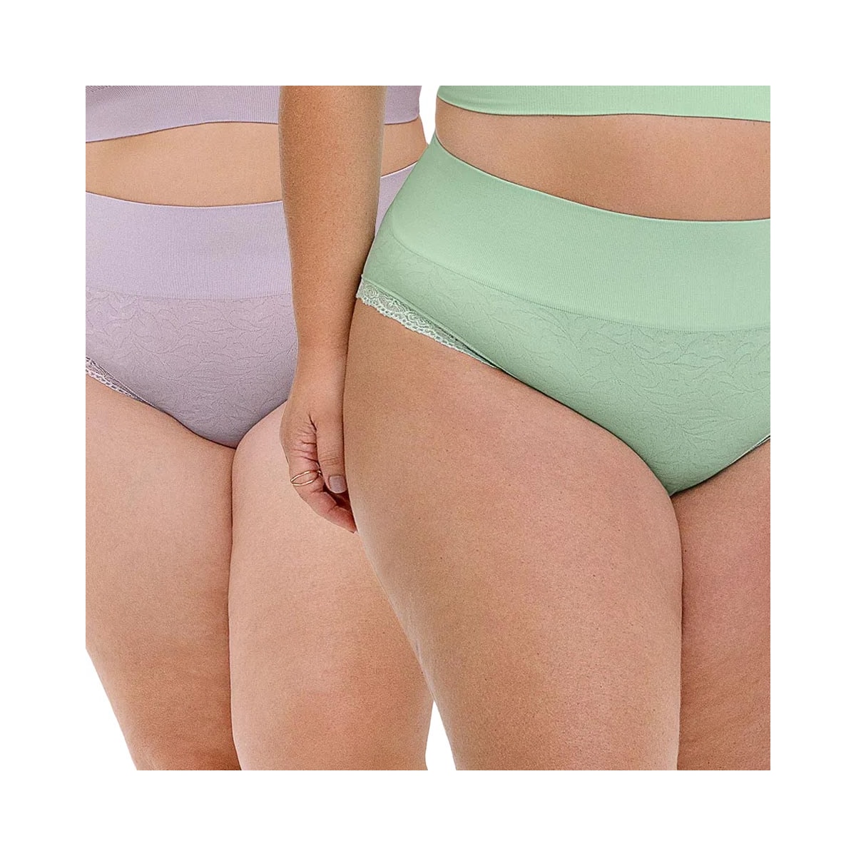 Kit Zee Rucci 2 Calcinhas Zr0203-064 Menta/Lilás Kit Zee Rucci 2 Calcinhas Zr0203-064 Menta/Lilás