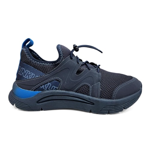 Detalhe - Klin Tenis Kids Menino 480020 Grafite/Amarelo