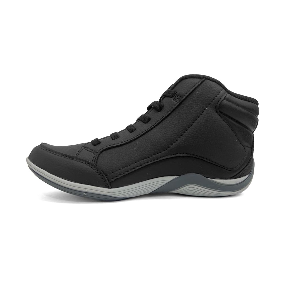 Kolosh Tenis Feminino Casual Cano Medio C3671 Preto Kolosh Tenis Feminino Casual Cano Medio C3671 Preto