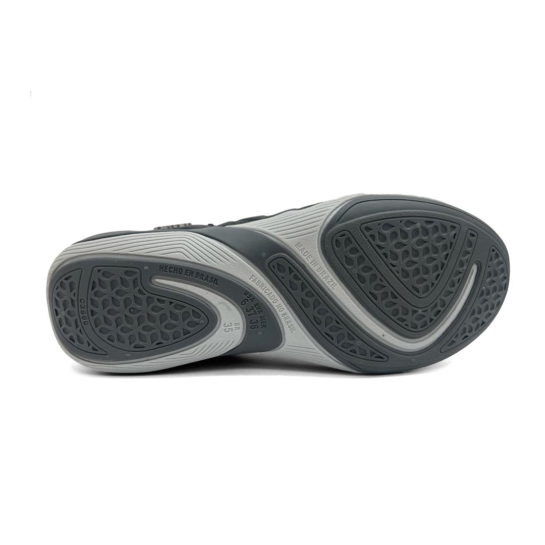 Kolosh Tenis Feminino Casual Cano Medio C3671 Preto Kolosh Tenis Feminino Casual Cano Medio C3671 Preto