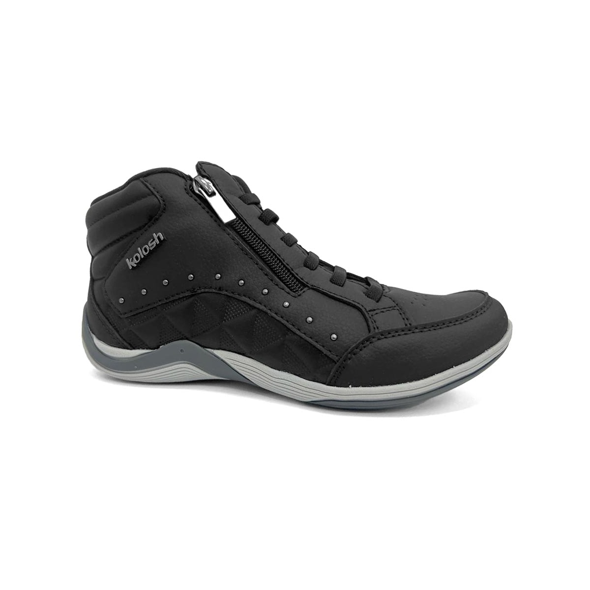 Kolosh Tenis Feminino Casual Cano Medio C3671 Preto Kolosh Tenis Feminino Casual Cano Medio C3671 Preto