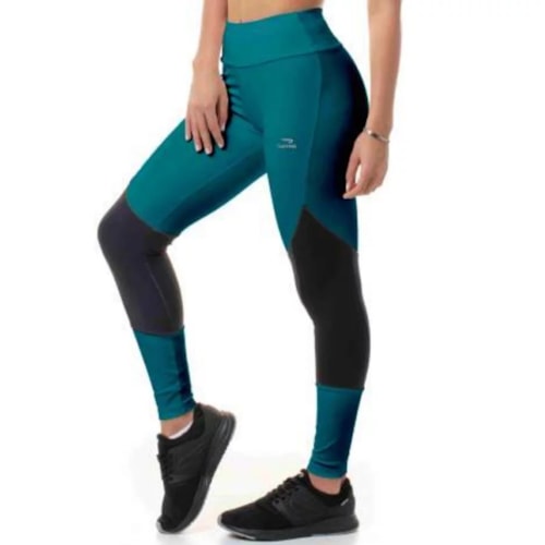 Legging Rainha Feminina Pro 4420098 Rainha Petroleo/Preto