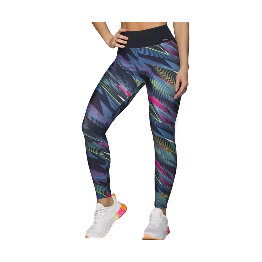 Legging Selene Estampada 20888 Azul/Marinho Legging Selene Estampada 20888 Azul/Marinho