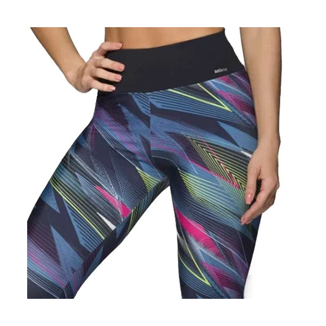 Legging Selene Estampada 20888 Azul/Marinho Legging Selene Estampada 20888 Azul/Marinho