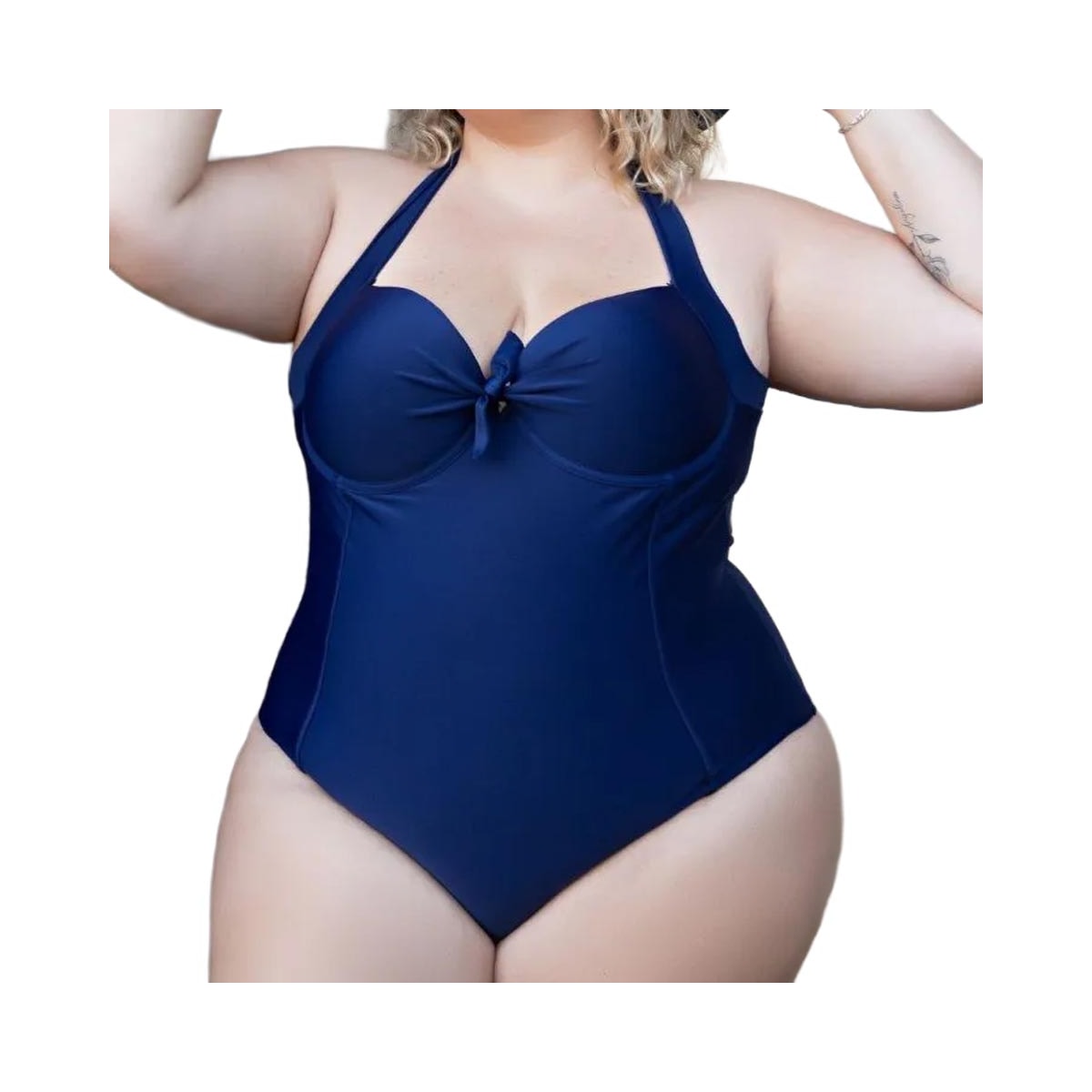 Maiô Beira Amar Rio Adulto Plus 278 Marinho Maiô Beira Amar Rio Adulto Plus 278 Marinho