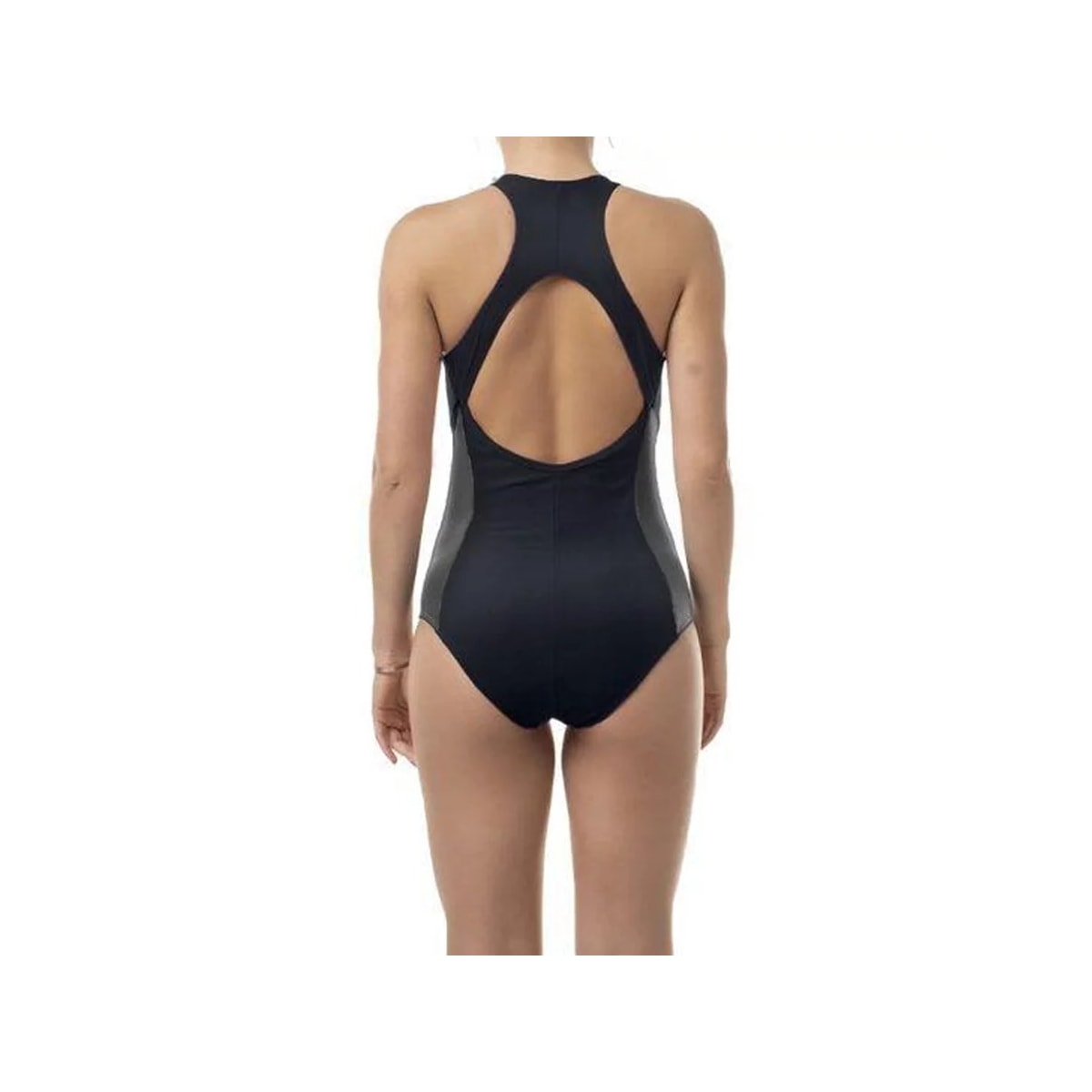 Maiô Rainha Com Recorte 4421023 Preto/Grafite Maiô Rainha Com Recorte 4421023 Preto/Grafite