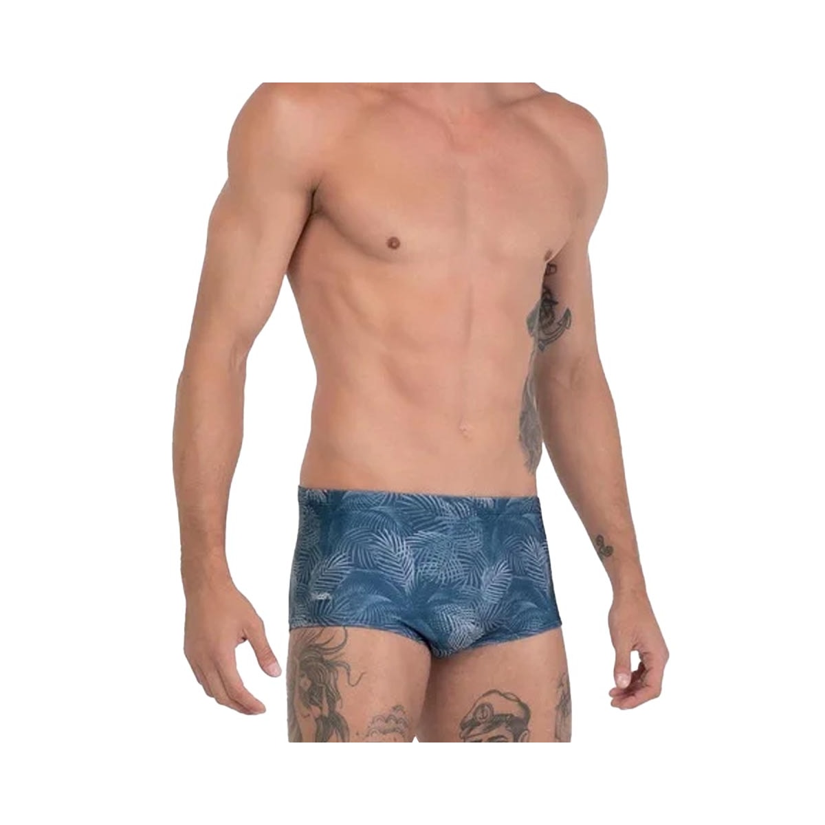 Mash Sunga Estampada Palmeira 303.52 Azul Marinho Mash Sunga Estampada Palmeira 303.52 Azul Marinho