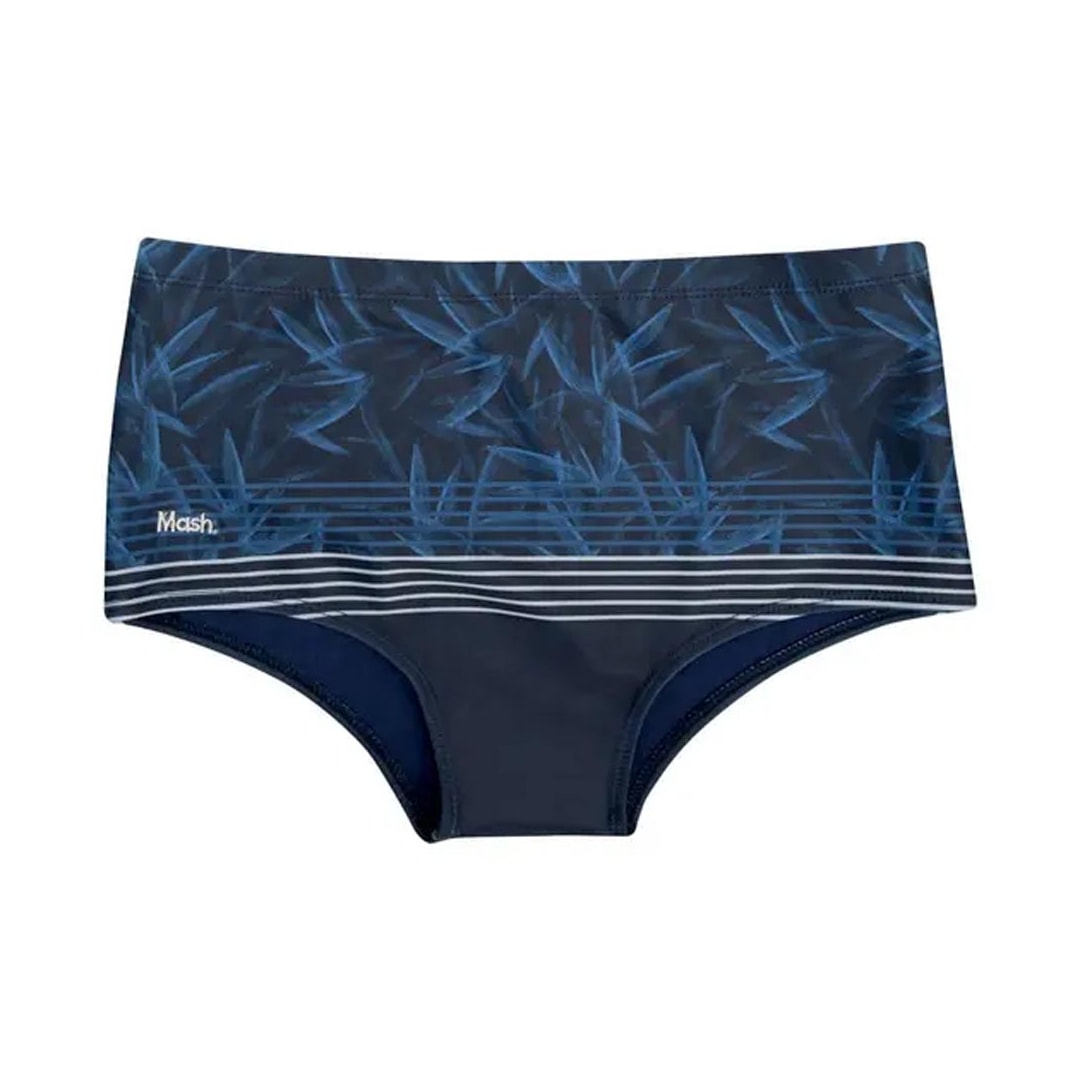 Mash Sungao Estampada Folhagem 303.54 Azul Marinho Mash Sungao Estampada Folhagem 303.54 Azul Marinho