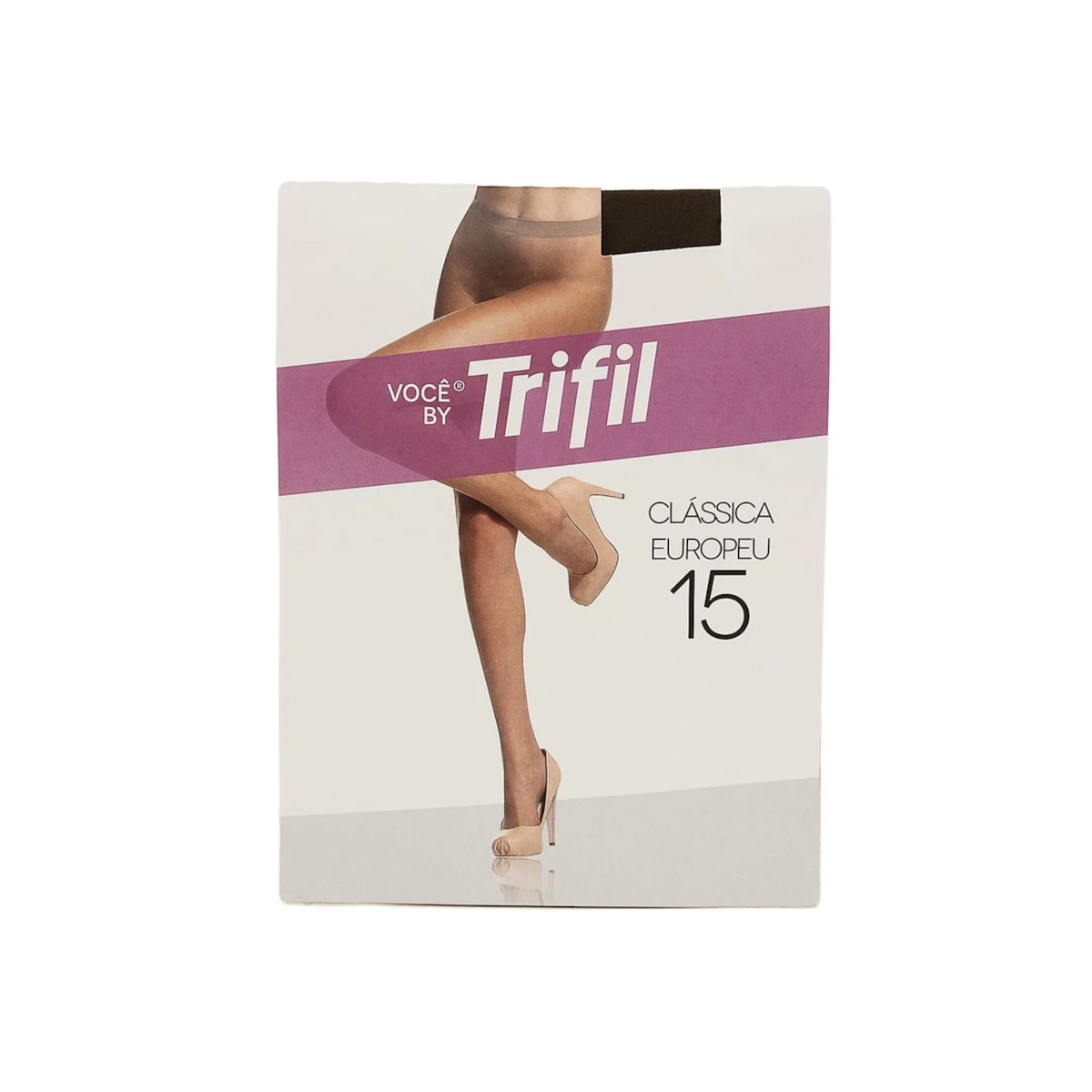 Meia Calça Europeu Classica Fio 15 W06329 Tabaco Meia Calça Europeu Classica Fio 15 W06329 Tabaco