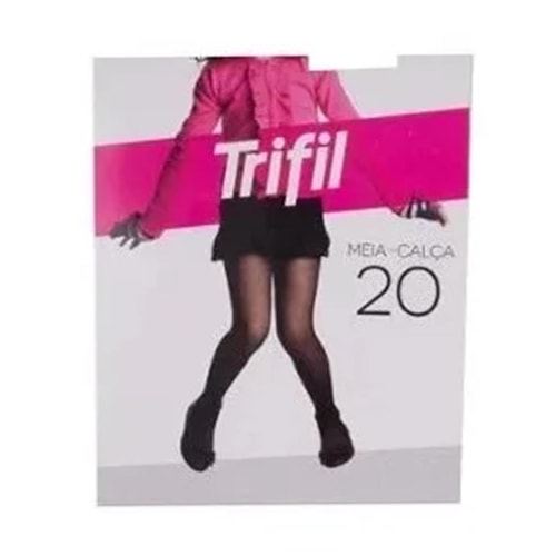 Detalhe - Meia Calça Infantil Trifil Fio 20 W06851 Rosa