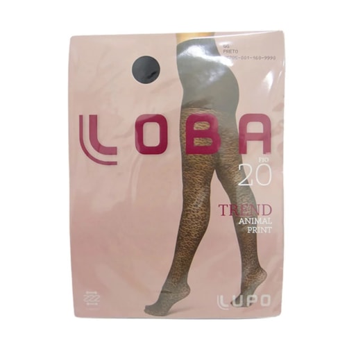 Meia Calça Lupo Loba Trend Fio 15 5758 Animal Print