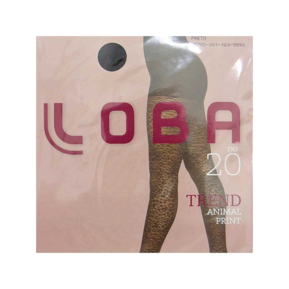 Meia Calça Lupo Loba Trend Fio 15 5758 Animal Print