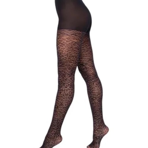 Meia Calça Lupo Loba Trend Fio 15 5758 Animal Print