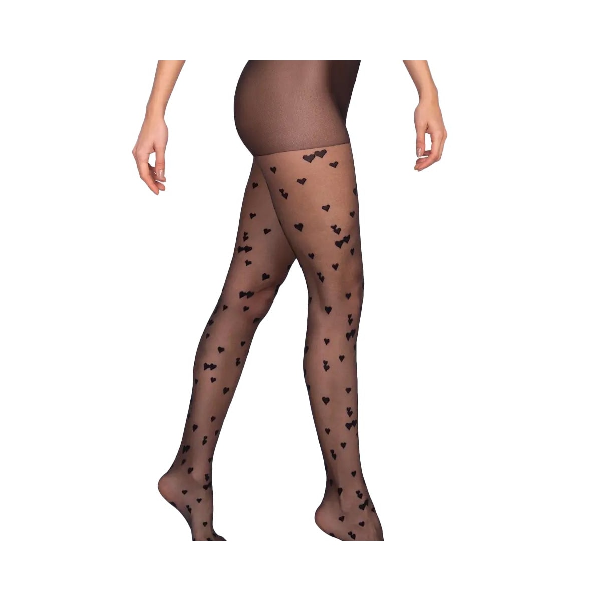 Meia Calça Lupo Loba Trend Fio 15 5758 Corações Meia Calça Lupo Loba Trend Fio 15 5758 Corações