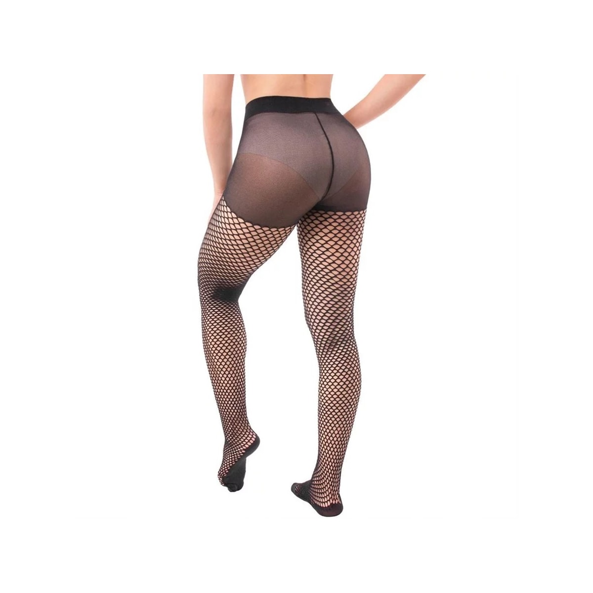 Meia Calça Selene Arrastão 9980 Preto Meia Calça Selene Arrastão 9980 Preto