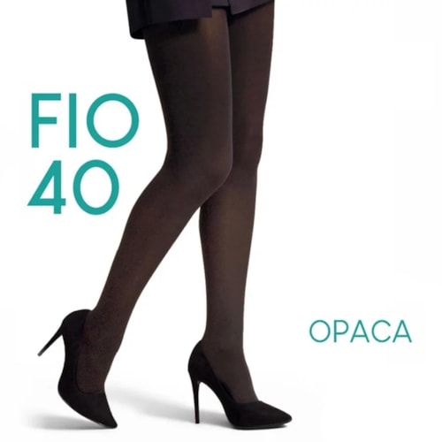 Meia Calça Selene Opaca Fio 40 9650 Marrom