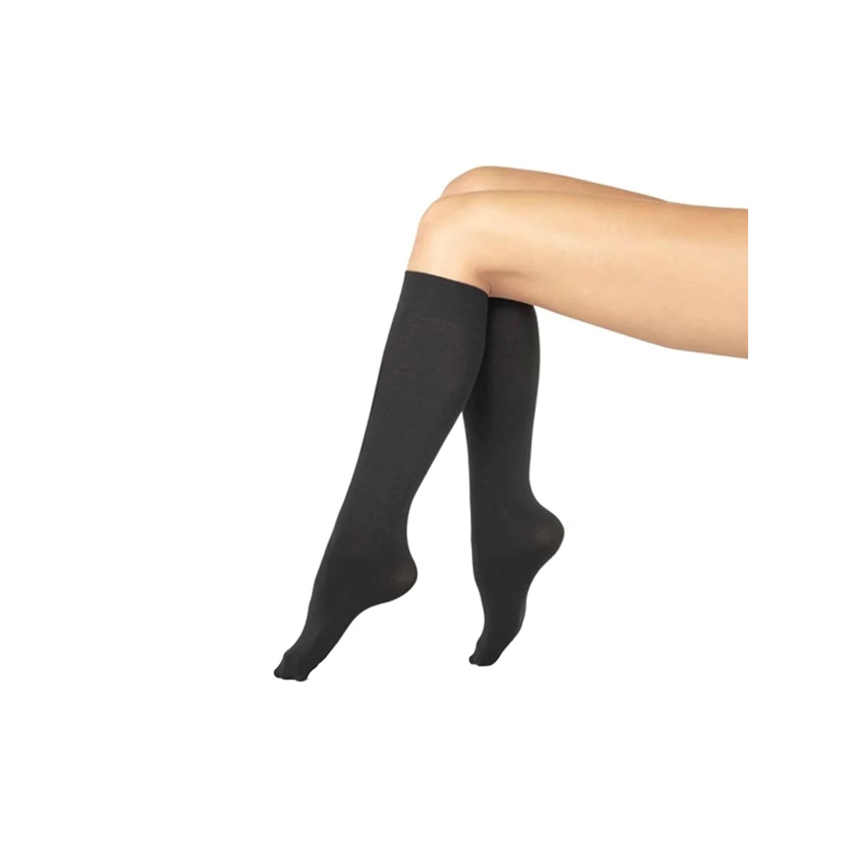 Meia Feminina 3/4 Inverno 68% Acrilico 7001 Preto Meia Feminina 3/4 Inverno 68% Acrilico 7001 Preto