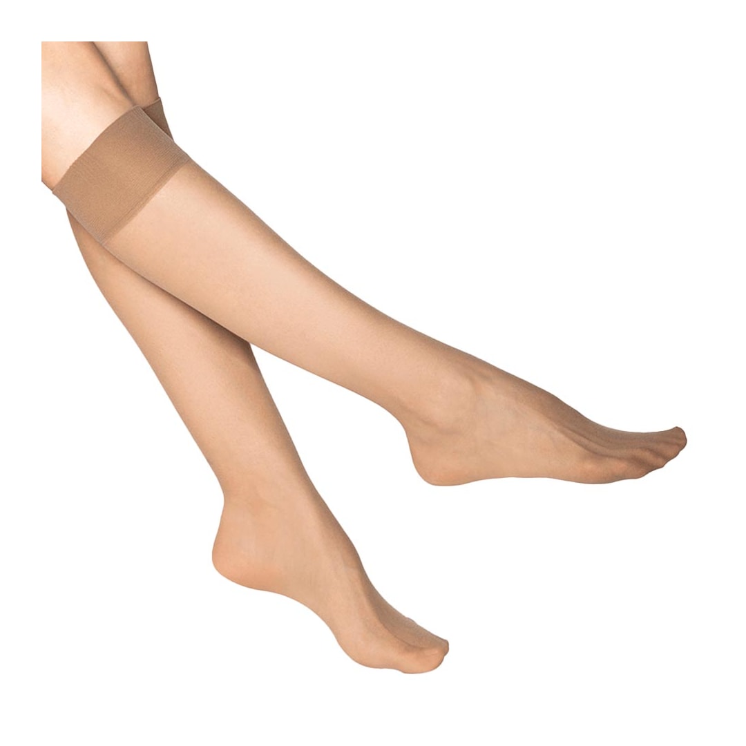 Meia Lupo 3/4 Basica Fina Fio 20 Loba 5510 Natural Peach