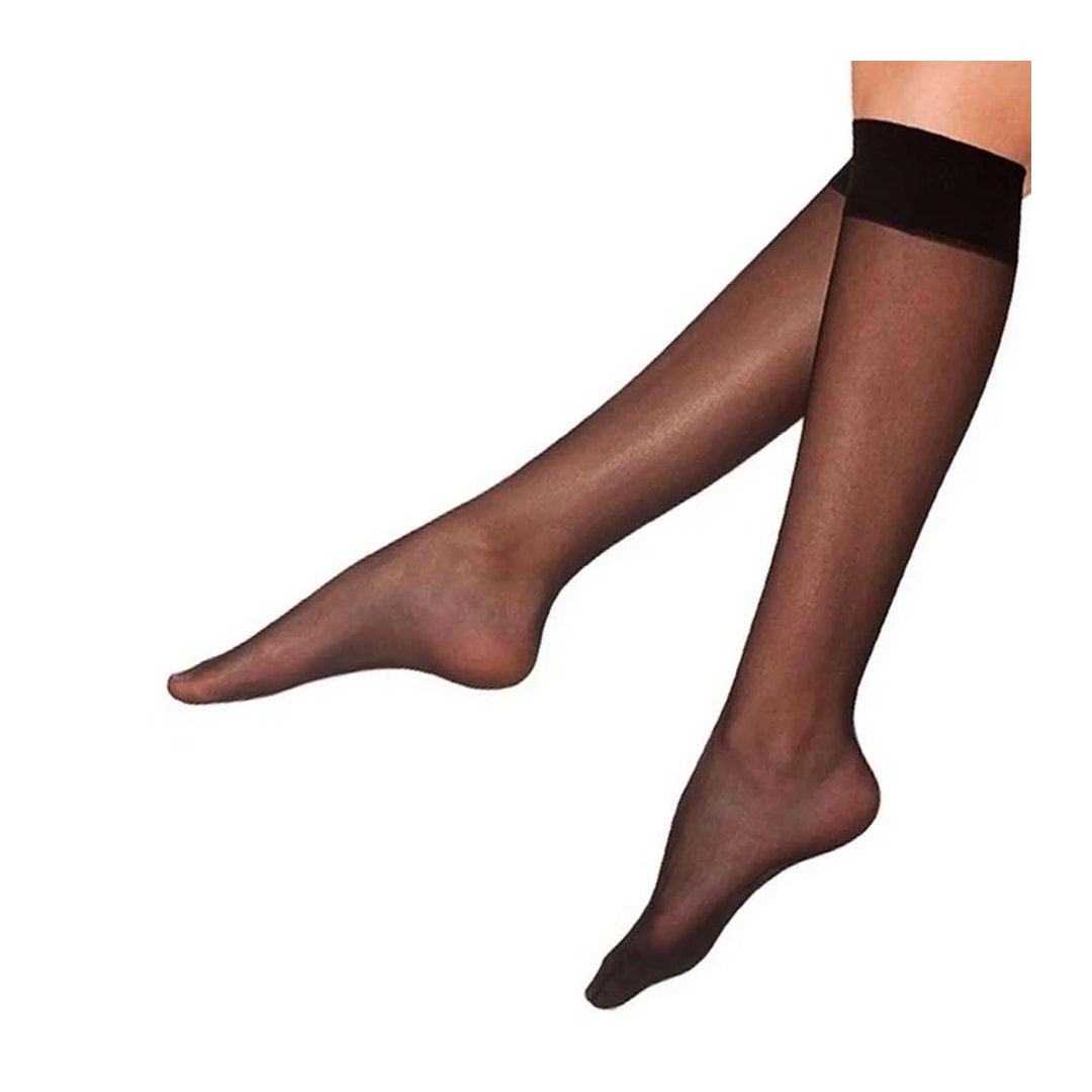 Meia Lupo 3/4 Basica Fina Fio 20 Loba 5510 Preto Meia Lupo 3/4 Basica Fina Fio 20 Loba 5510 Preto