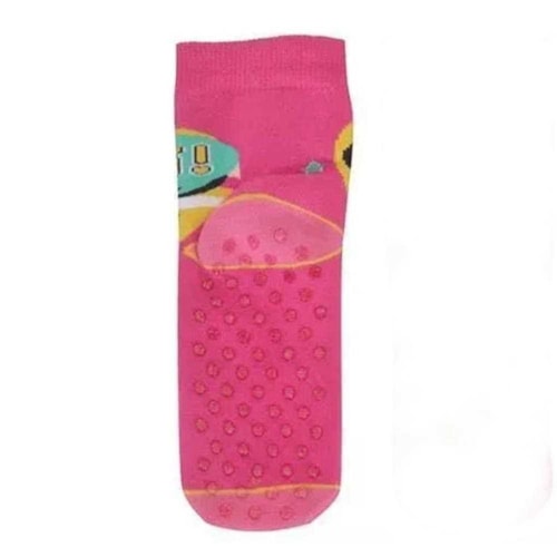 Detalhe - Meia Lupo Infantil 02942 Rosa Fruti