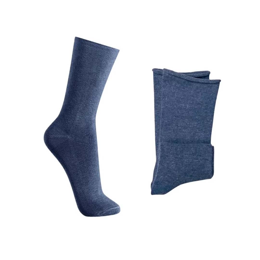 Meia Lupo Masculina S/ Punho 82% Algodao 1275 Mescla Azul Meia Lupo Masculina S/ Punho 82% Algodao 1275 Mescla Azul