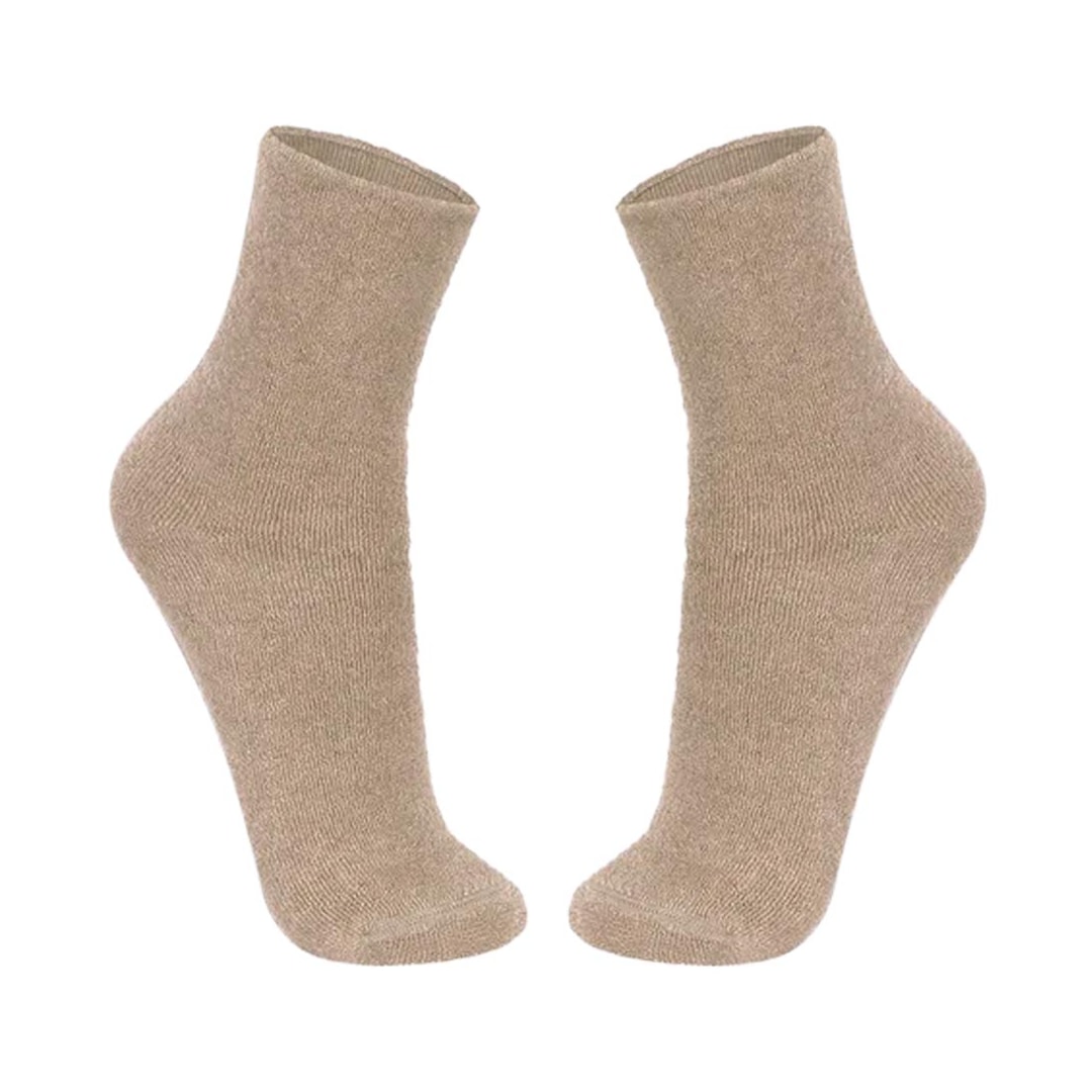 Meia Lupo Masculina Sem Punho 82% Algodao 1275 Bege Mescla Meia Lupo Masculina Sem Punho 82% Algodao 1275 Bege Mescla