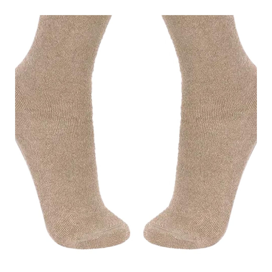 Meia Lupo Masculina Sem Punho 82% Algodao 1275 Bege Mescla Meia Lupo Masculina Sem Punho 82% Algodao 1275 Bege Mescla