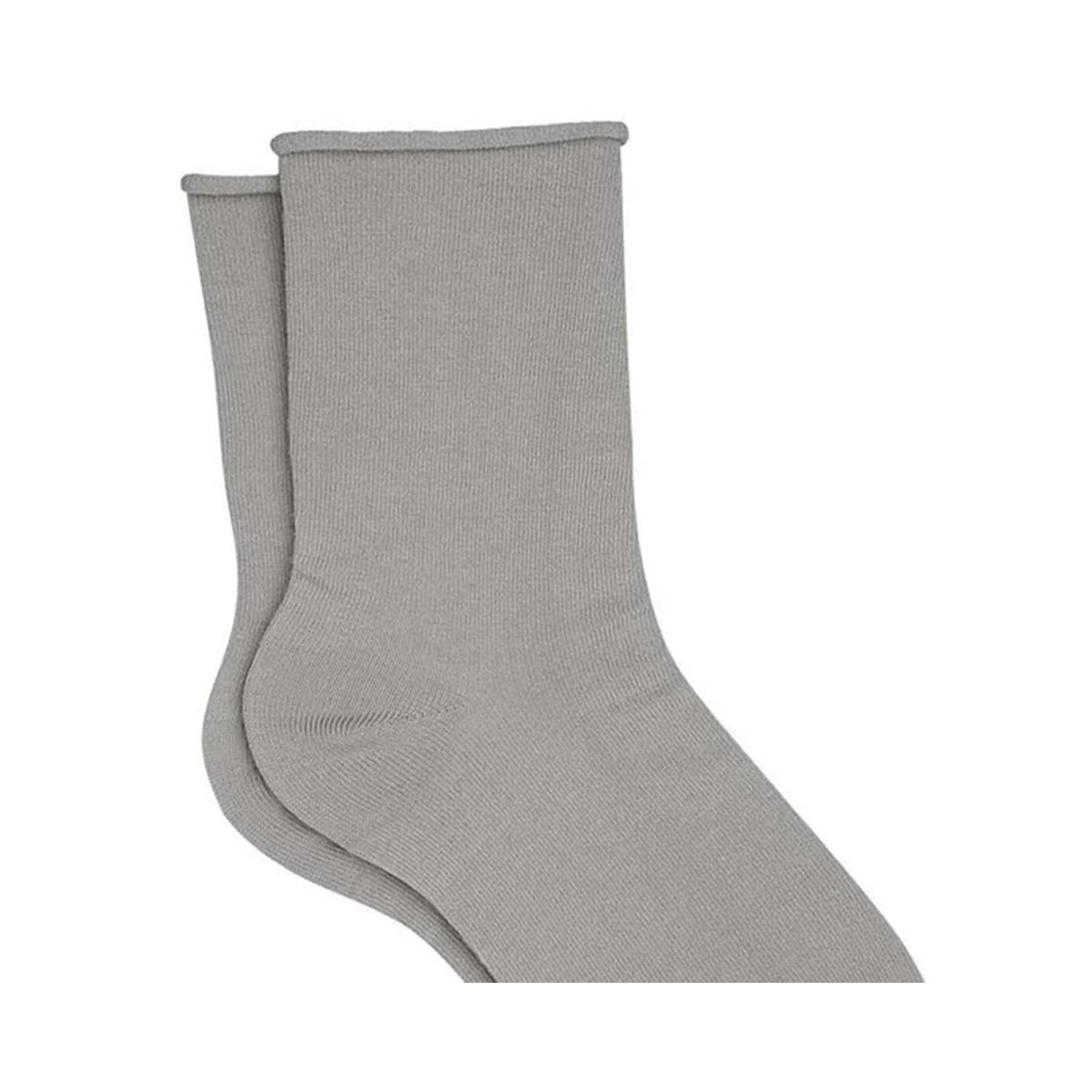 Meia Lupo Masculina Sem Punho 82% Algodao 1275 Cinza