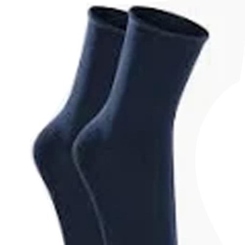 Detalhe - Meia Lupo Masculina Sem Punho 82% Algodao 1275 Marinho