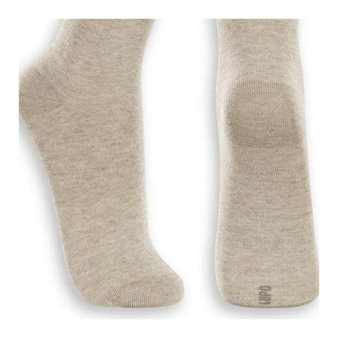 Meia Lupo Masculina Sem Punho 82% Algodao 1275 Mescla Areia