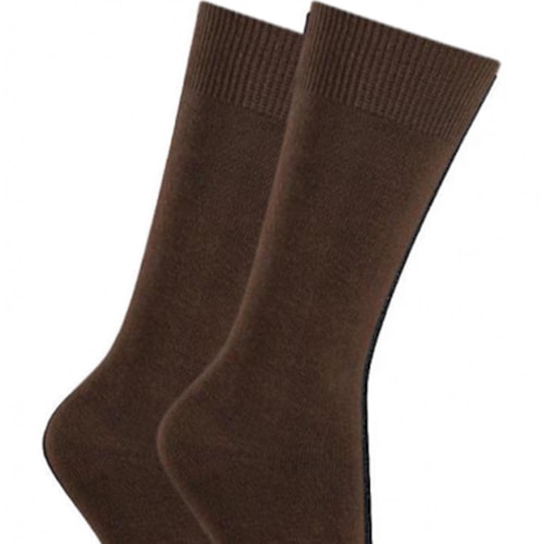 Detalhe - Meia Lupo Masculina Sportwear 1210 Marrom