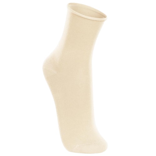 Meia Lupo Sem Punho Cano Médio 04421 Natural