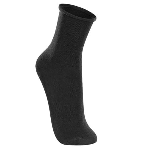 Meia Lupo Sem Punho Cano Médio 04421 Preta