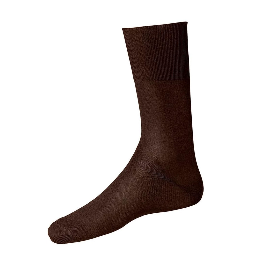 Meia Lupo Social 100%Poliamida Classica 1100 Cafe