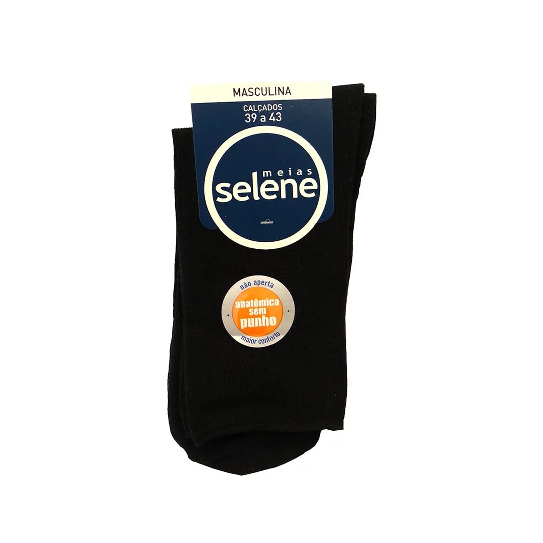 Meia Masculina Sem Punho 72% Algodao 8025 Preto Meia Masculina Sem Punho 72% Algodao 8025 Preto
