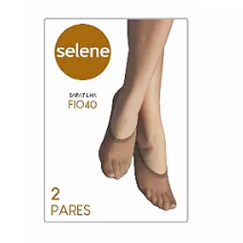 Detalhe - Meia Sapatilha Invisivel 9055 Selene Natural