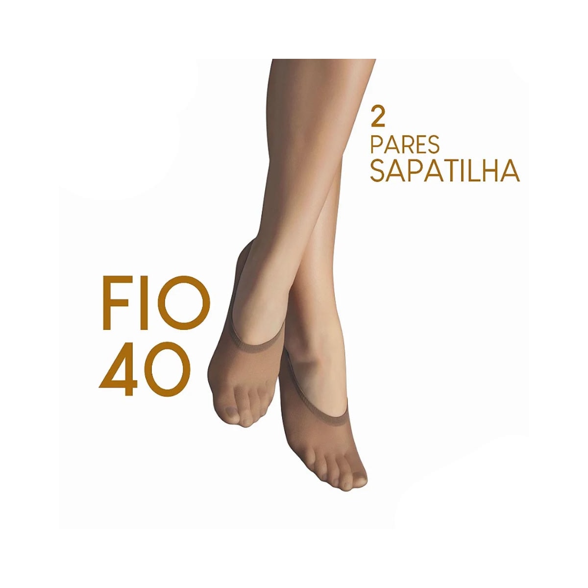 Meia Sapatilha Invisivel 9055 Selene Natural Meia Sapatilha Invisivel 9055 Selene Natural