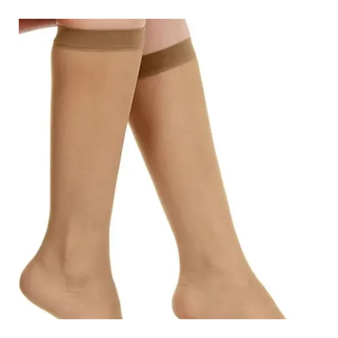 Meia Selene 3/4 Fio 15 9040 Natural