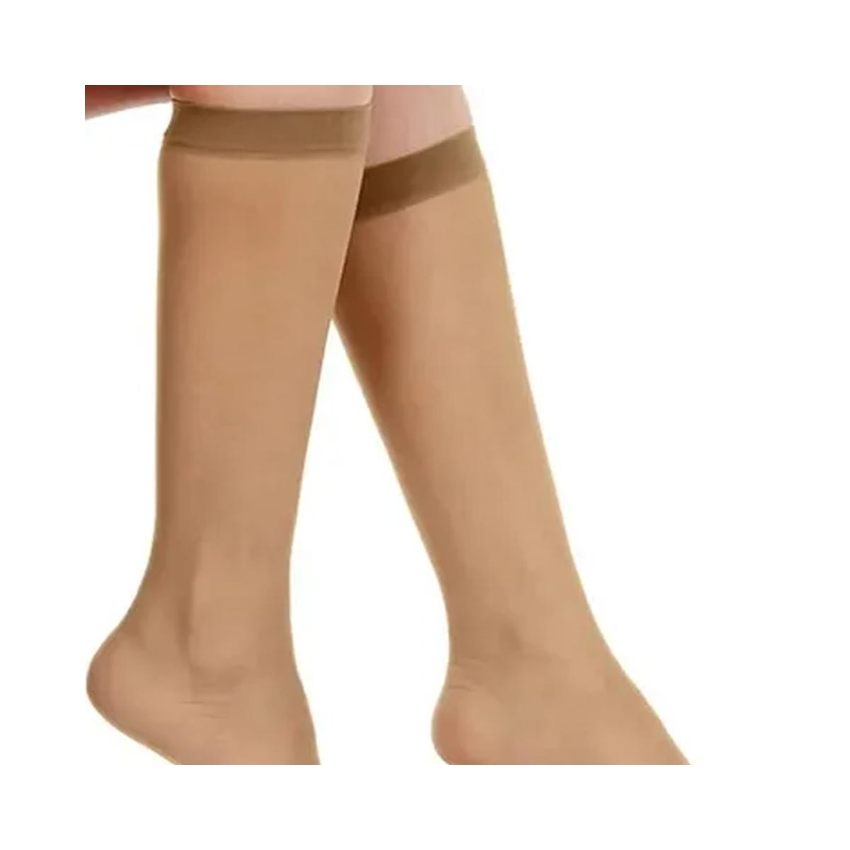 Meia Selene 3/4 Fio 15 9040 Natural