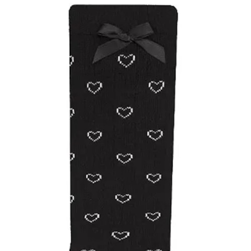 Detalhe - Meia Selene 3/4 Infantil 2150 Coração