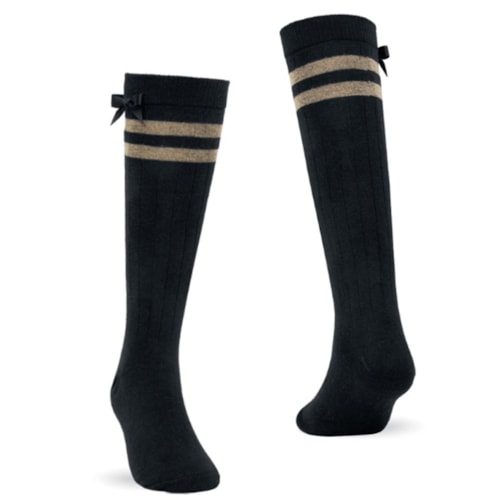 Meia Selene Avulsa 3/4 Menina 2150 Preto