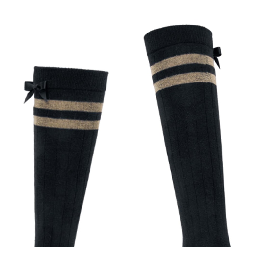 Meia Selene Avulsa 3/4 Menina 2150 Preto