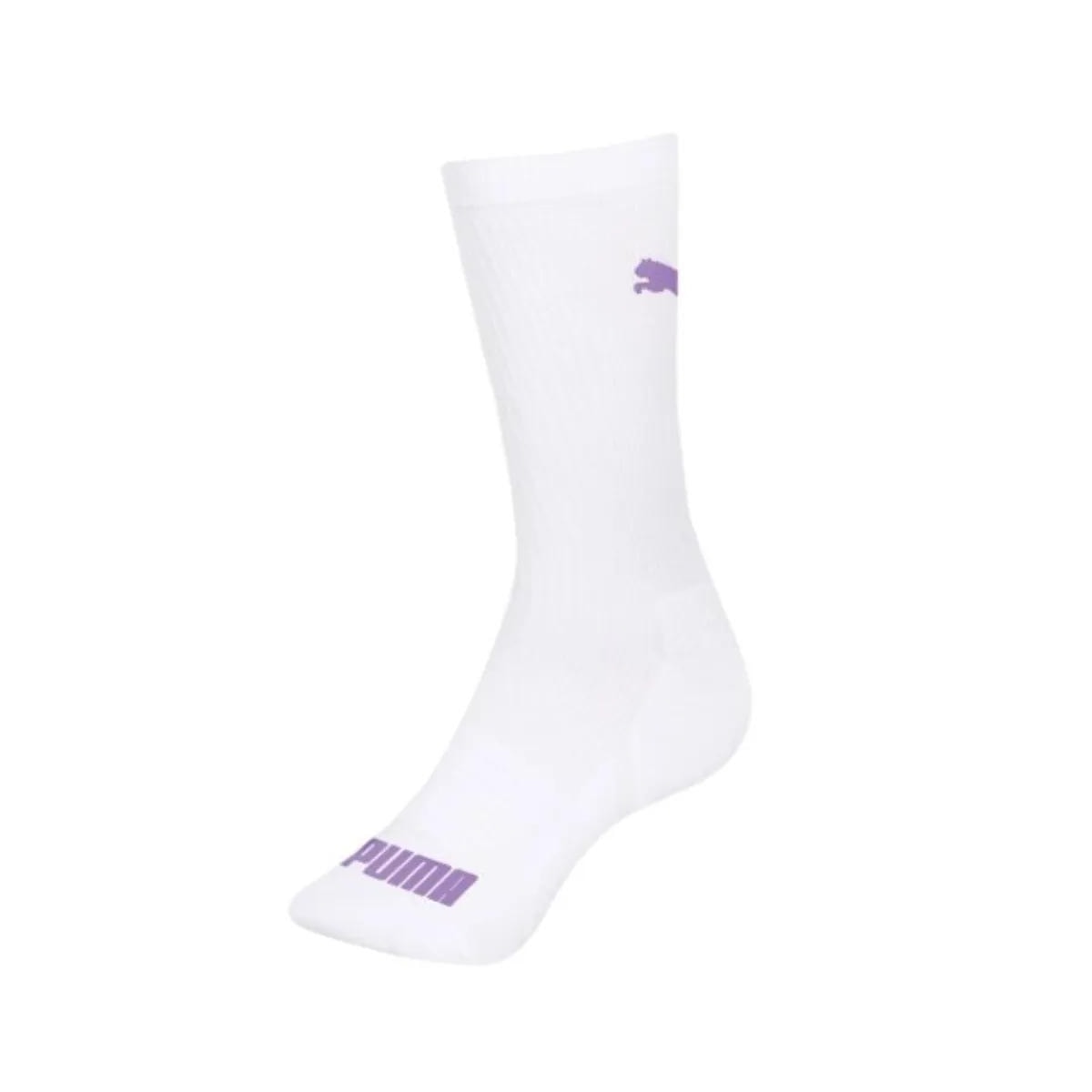 Meia Selene Cano Longo 4415 Branco/Ultra Violeta Meia Selene Cano Longo 4415 Branco/Ultra Violeta